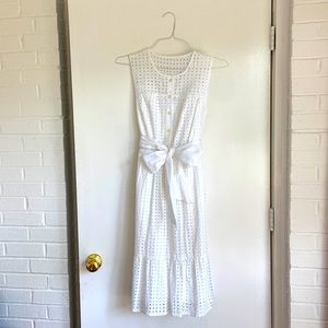 JCrew white eyelet dress